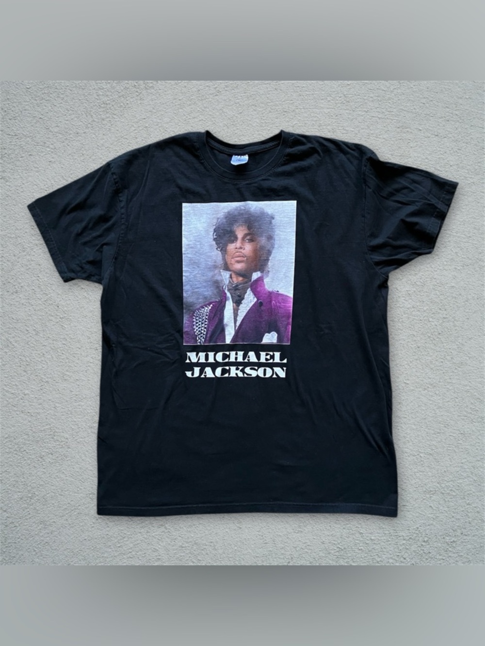 Prince “Michael Jackson” Graphic Tee Shirt Humor Comedy Funny Music Band XL
